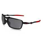 OKULARY OAKLEY badman dark carbon/black iridium polarized ferrari
