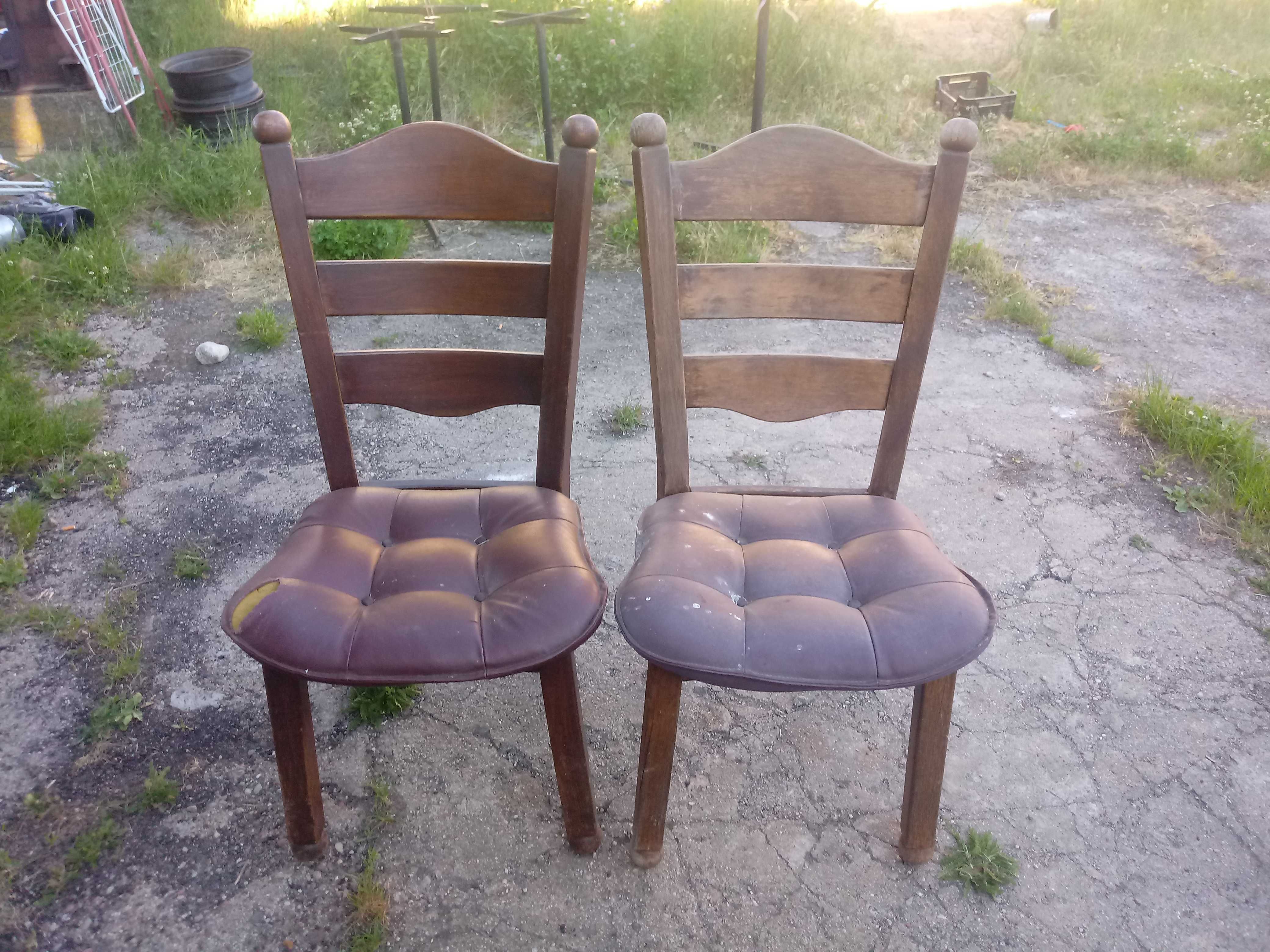 Krzesła holenderskie 2 szt do renowacji