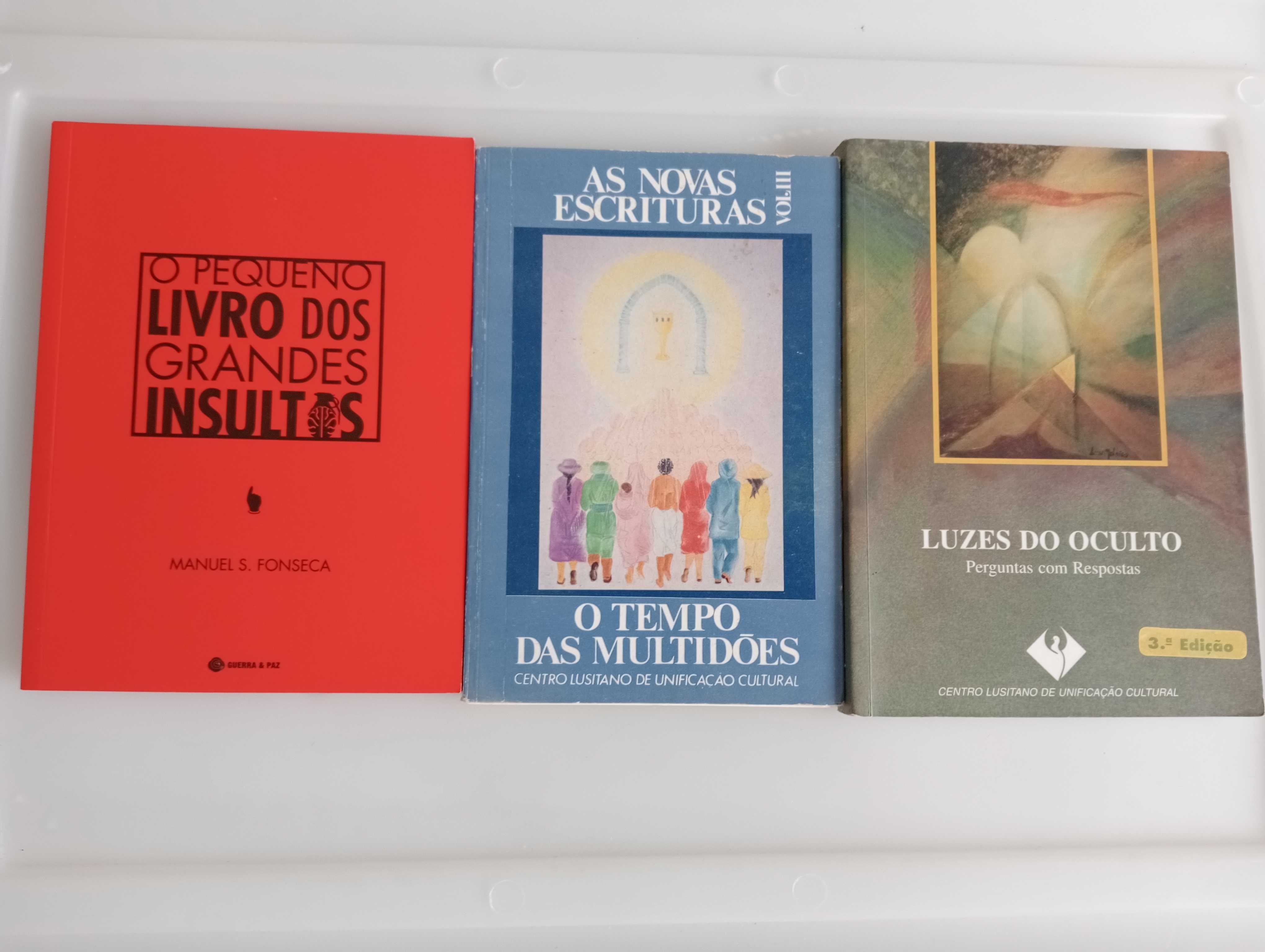 Livros espirituais e romances bom estado