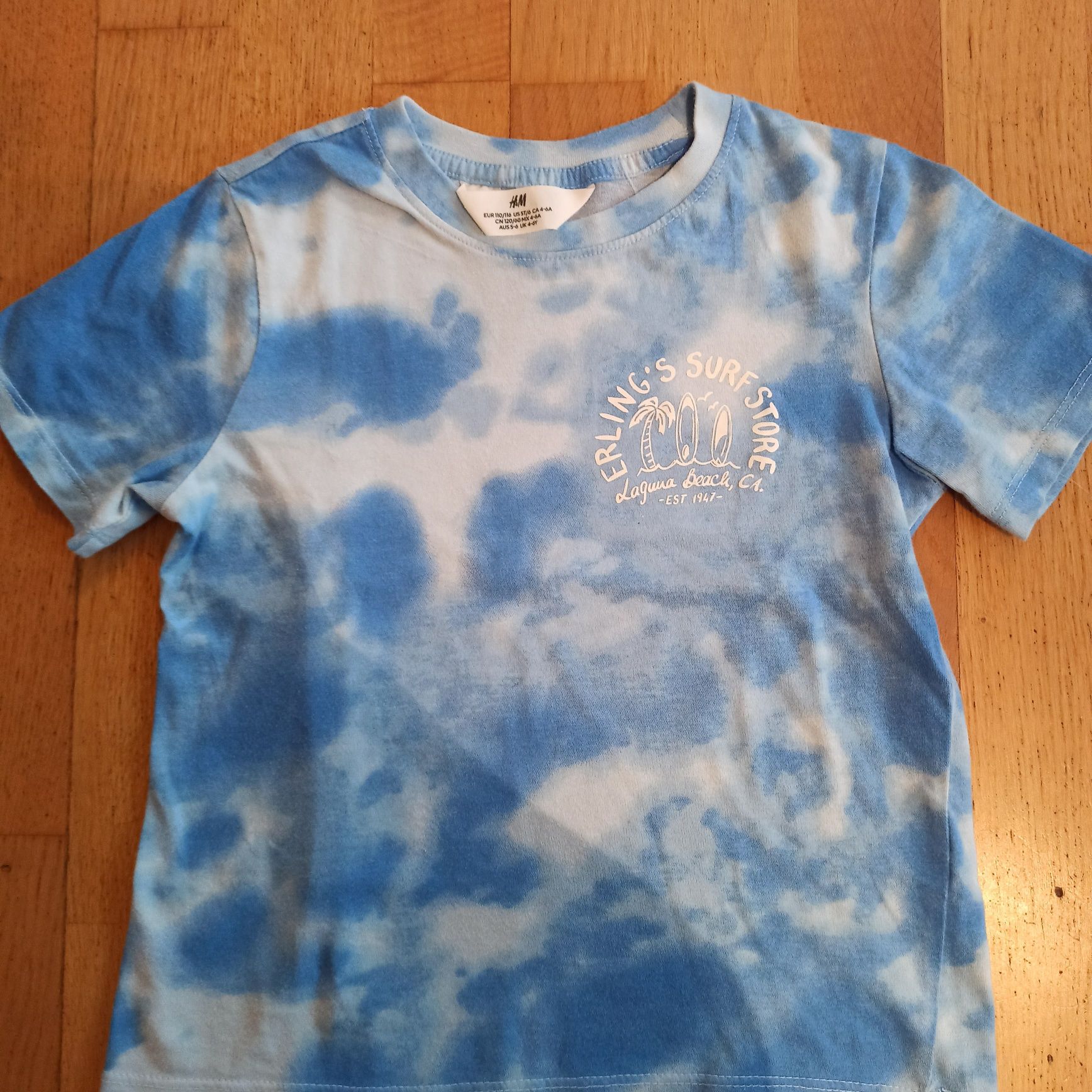 Podkoszulek podkoszulki t- shirt bluska chłopięca zestaw 122