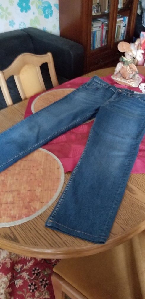 M&s spodnie jeans straicht
