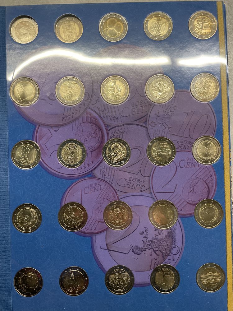 83 Monety 2 Euro z roku 1999 do 2020