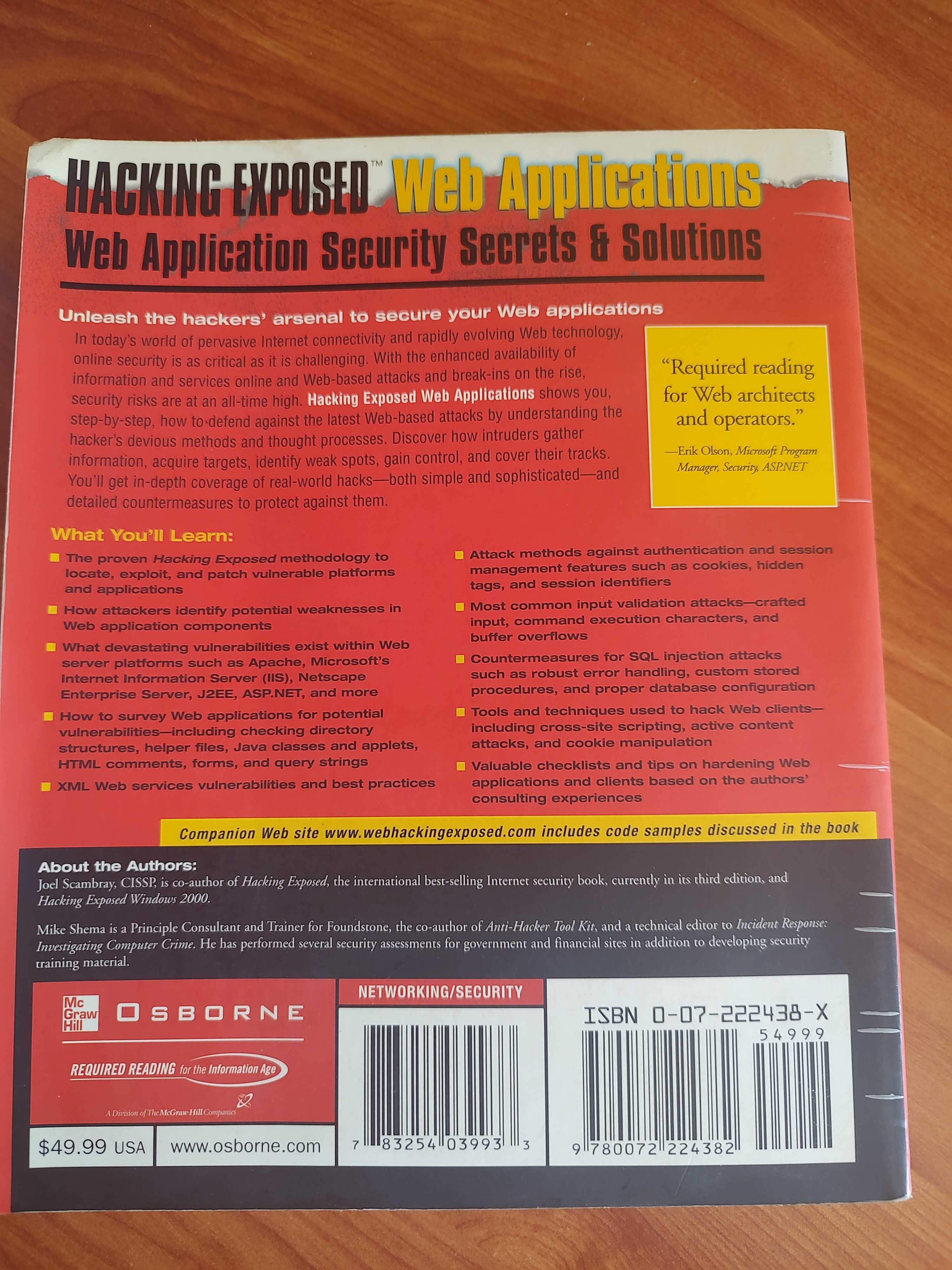 Livro Hacking Web Applications Exposed