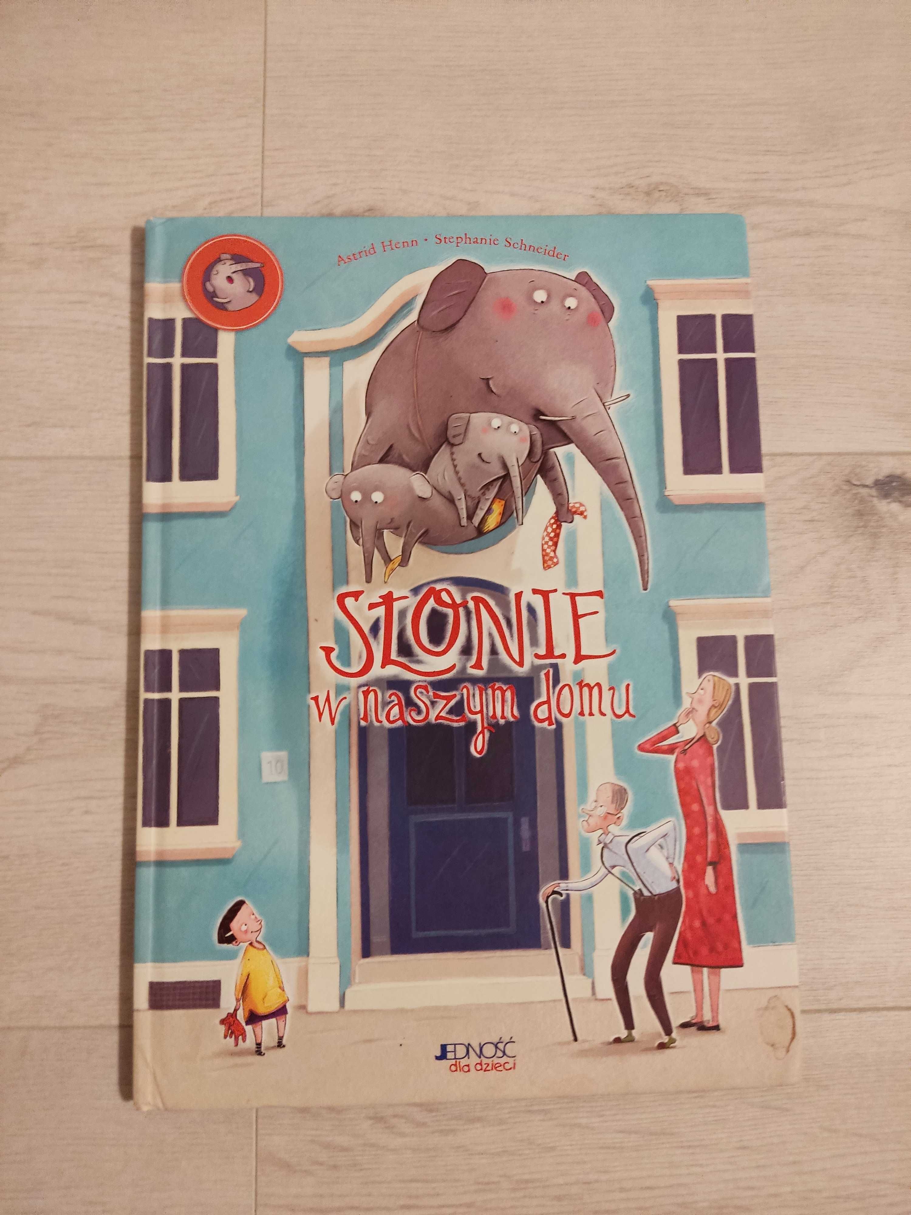 Słonie w naszym domu - książka dla dzieci