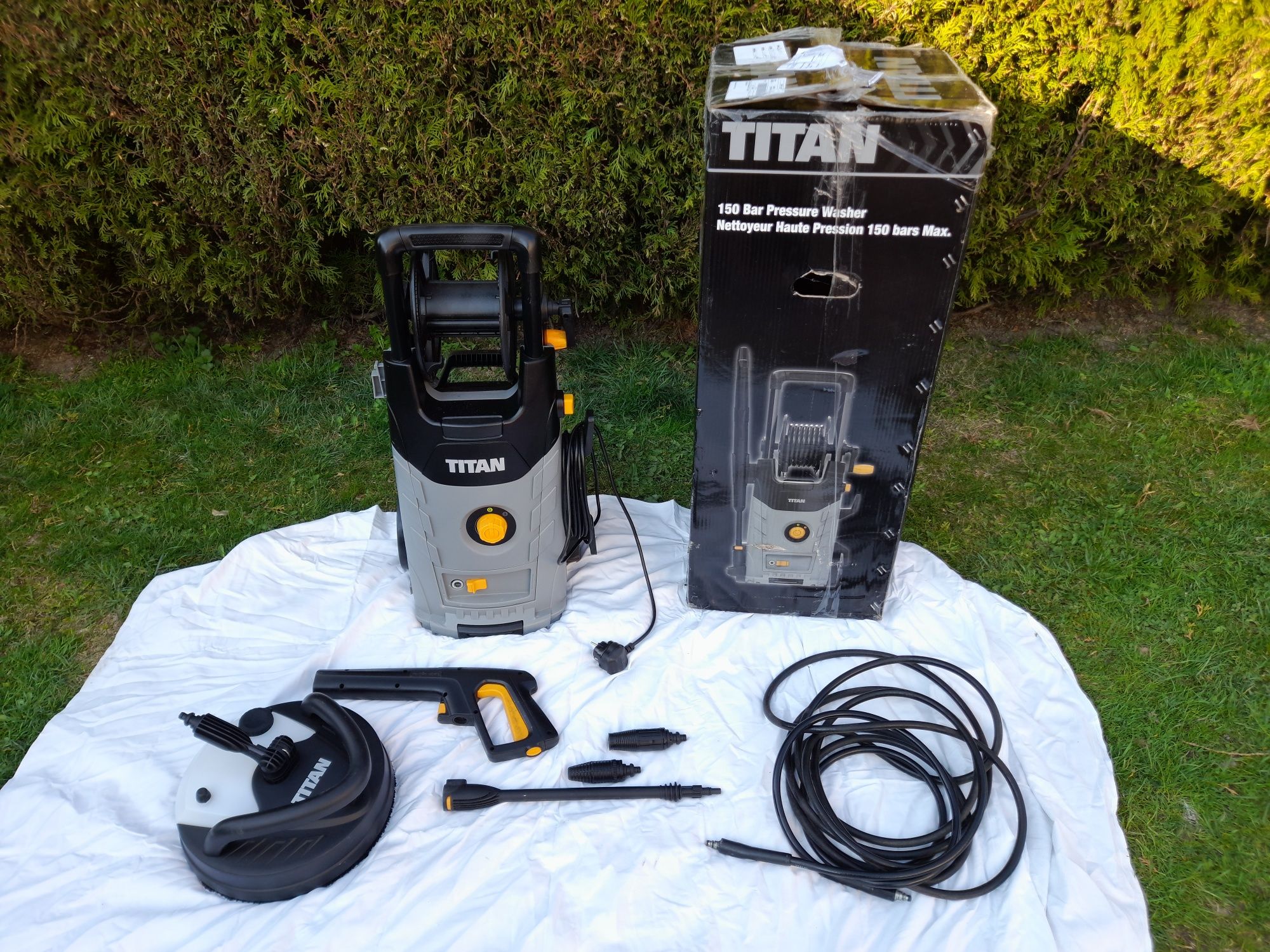 myjka wysokociśnieniowa 2,2kW TITAN 150bar 500L/h 2024r