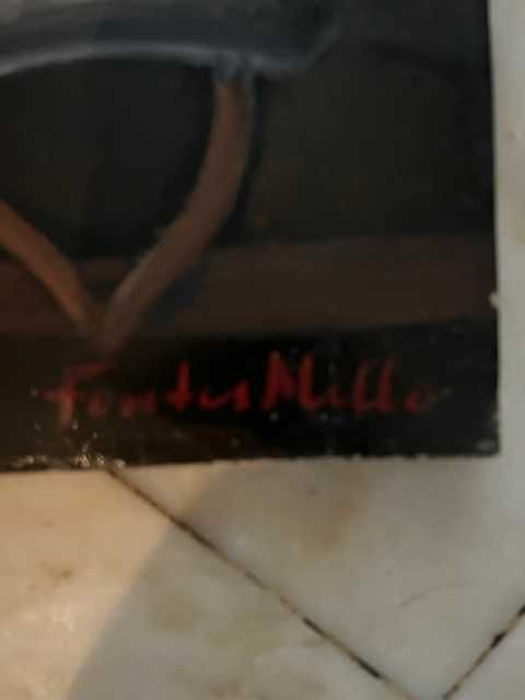 Tela pintada a Óleo de Jose Fontes Melo - Perdizes