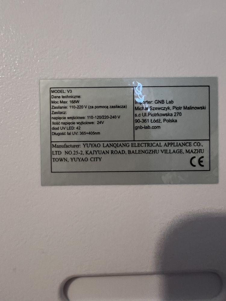 Lampa led do paznokci 168W