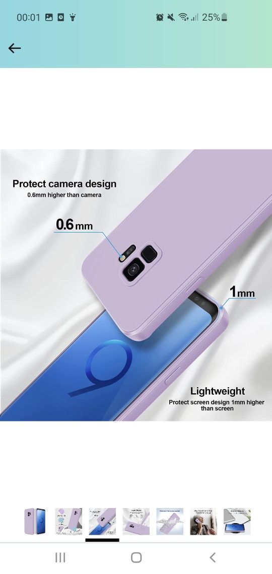 Capa Silicone Samsung Galaxy S9