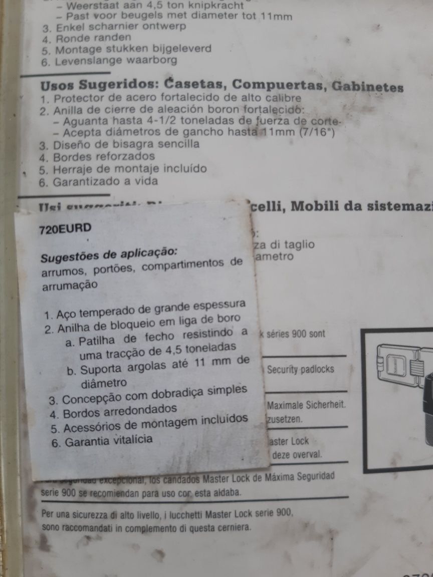 Suporte de aloquete em L