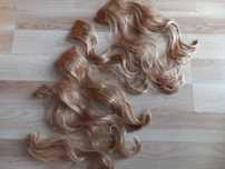 Falowane wlosy clip in blond nowe