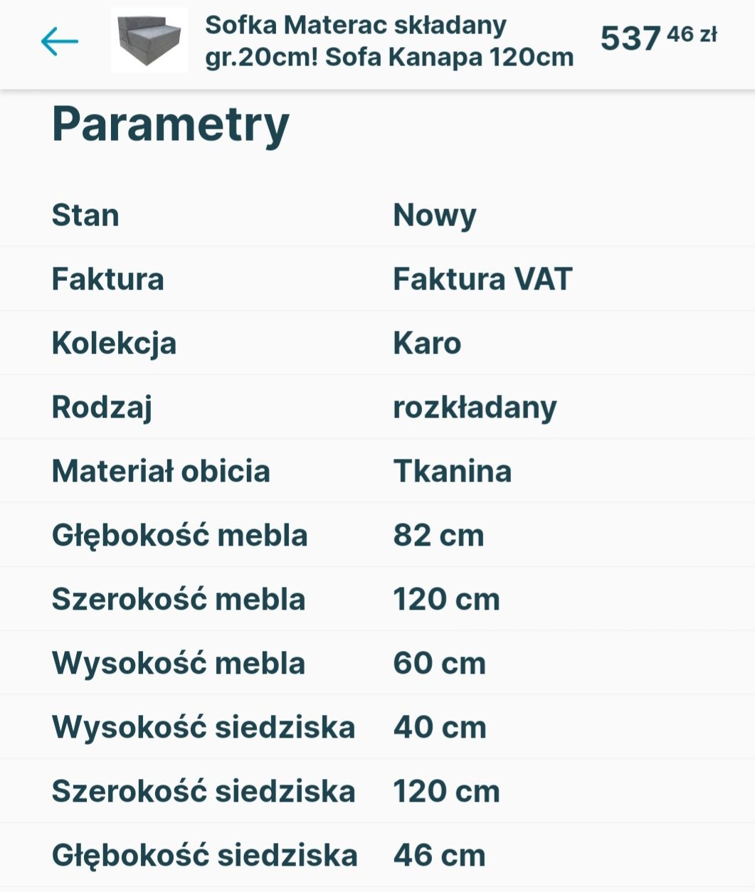 Obnizona cena!!Sprzedam Polska sofę-kanapę dwuosobową