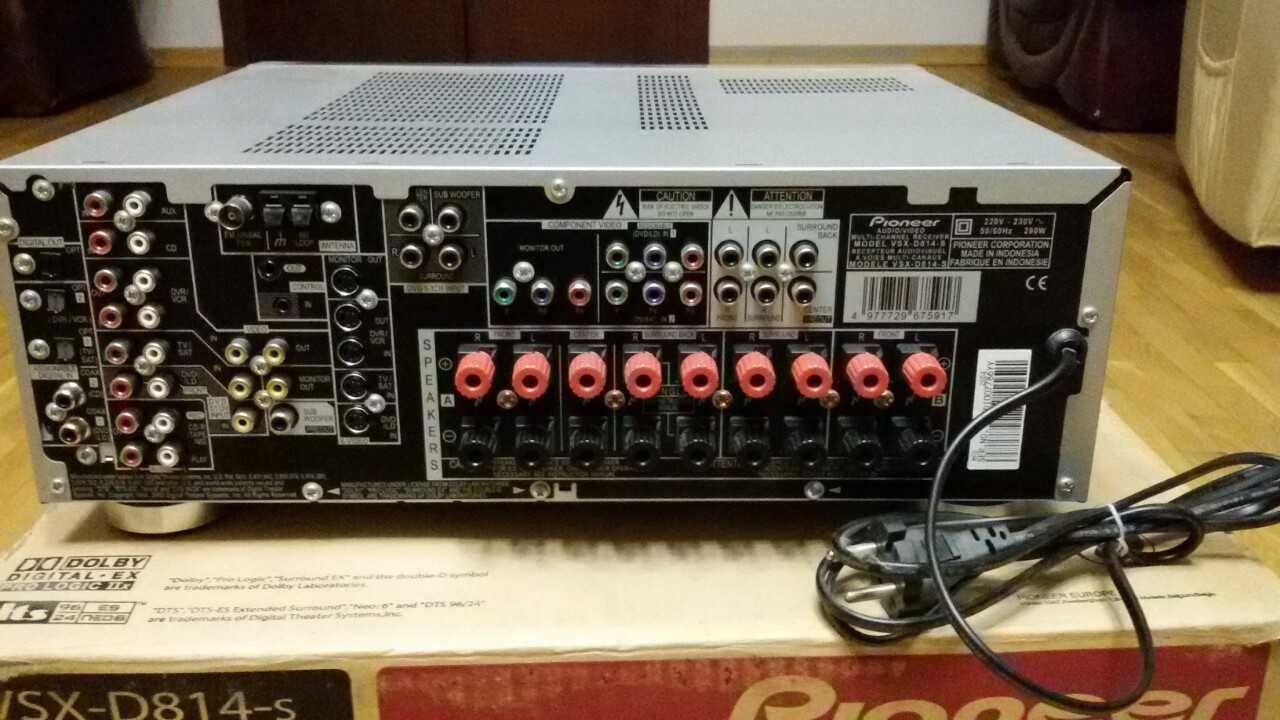 Pioneer VSX-D814-S підсилювач A/V ресивер 6.1-канальний