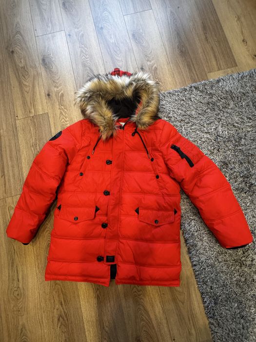 Kurtka zimowa Pitbull parka męska z kapturem Kingston II