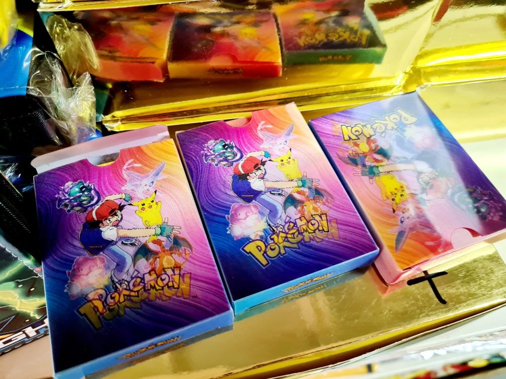 Nowe karty Pokemon 3D 55 kart dla kolekcjonera