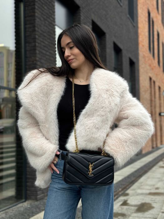 Жіноча Сумка Saint Laurent LouLou Small in Matelassé Lambskin