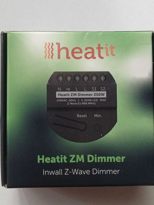 Heatit ZM Dimmer ściemniacz Z-wave*nowy i Fabrycznie zamknięty*nowy