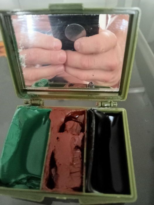 Camuflagem pra rosto 3cores