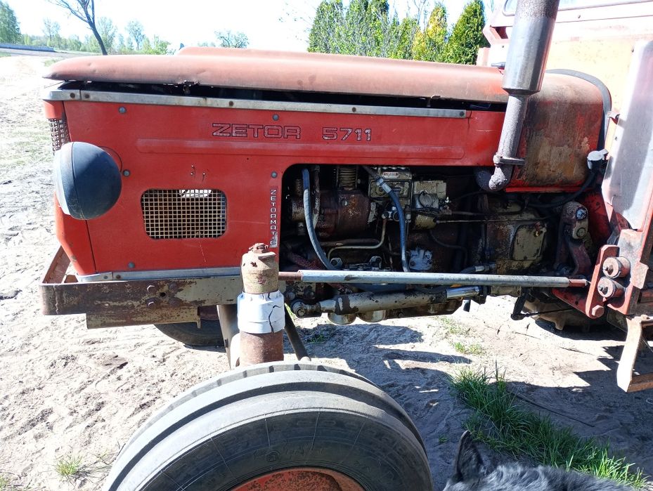 Zetor 5711 glebogryzarka Howard