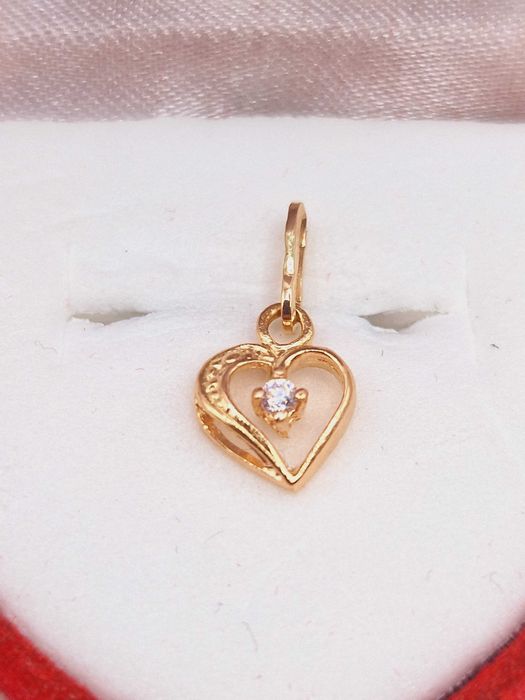 Złota zawieszka Serduszko Serce próby 585 (14K)