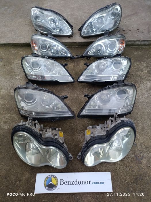 Фари Мерседес 210,211,203,220, Vito, Viano, ML. Розборка