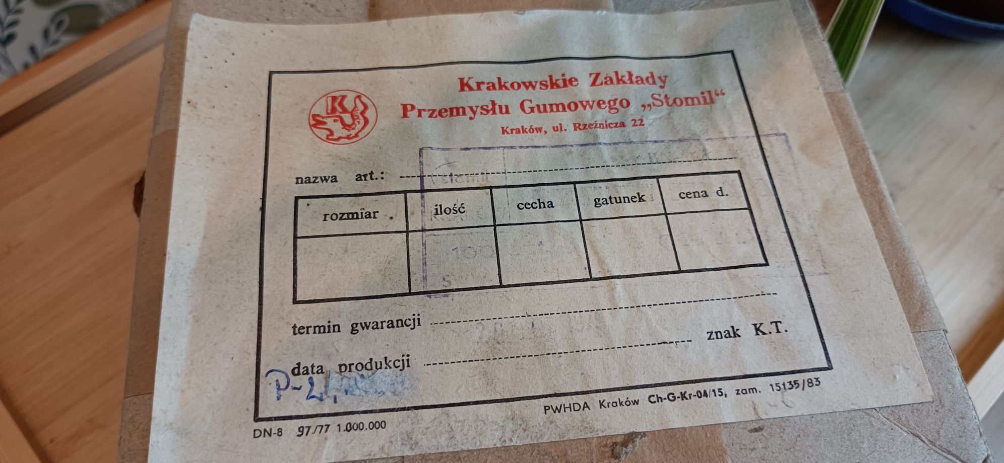 Prezerwatywy kolekcjonerskie PRL Stomil "Eros" 5 szt.