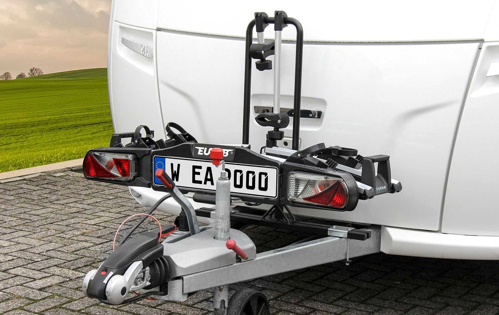 Adapter do bagażnika rowerowego na dyszel zestaw do dyszla przyczepy