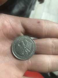 Монета 2 deutsche mark 1990