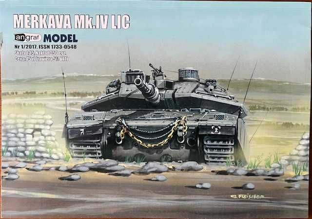 Model kartonowy Czołg Merkava Mk.IV LIC