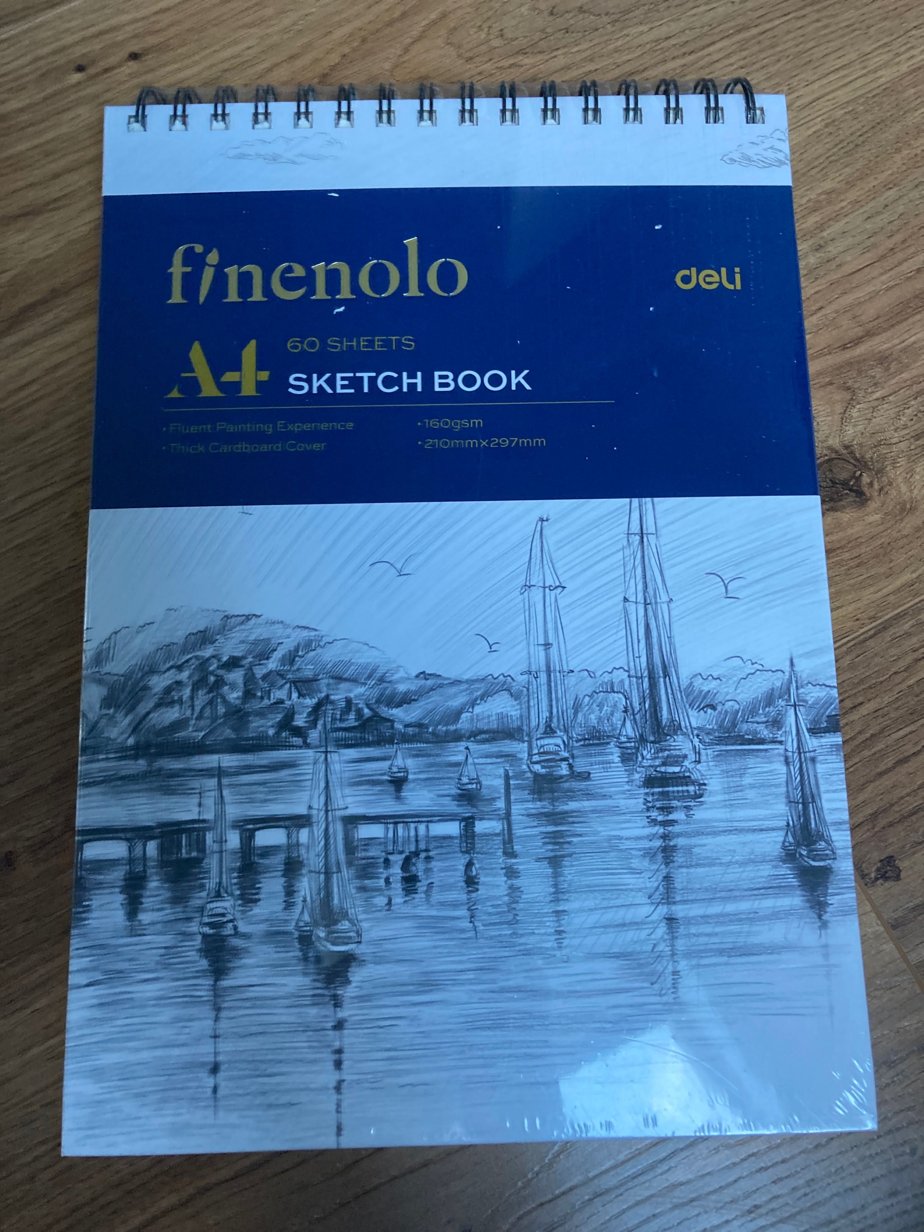 Nowy szkicownik finenolo sketch book  60 sheets A4