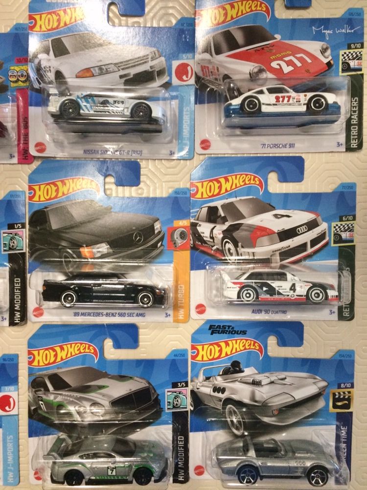 Hot Wheels Honda, Nissan, Porsche