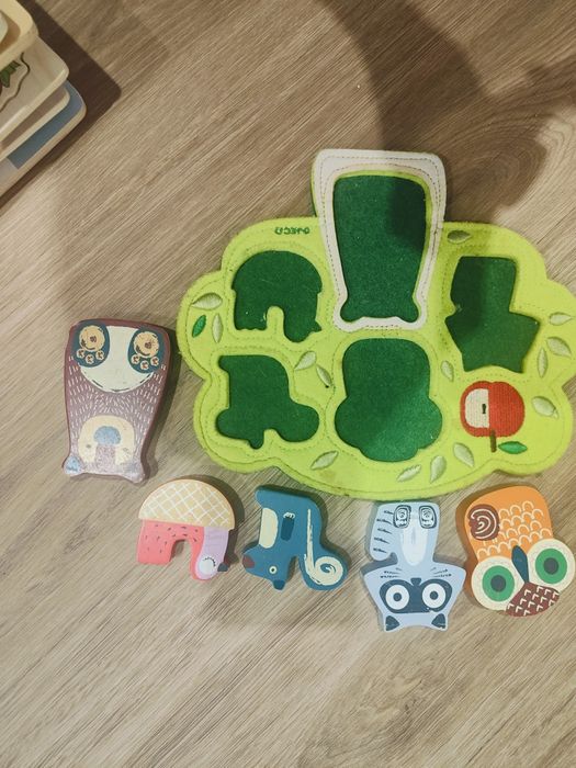 Układanki drewniane dla dzieci