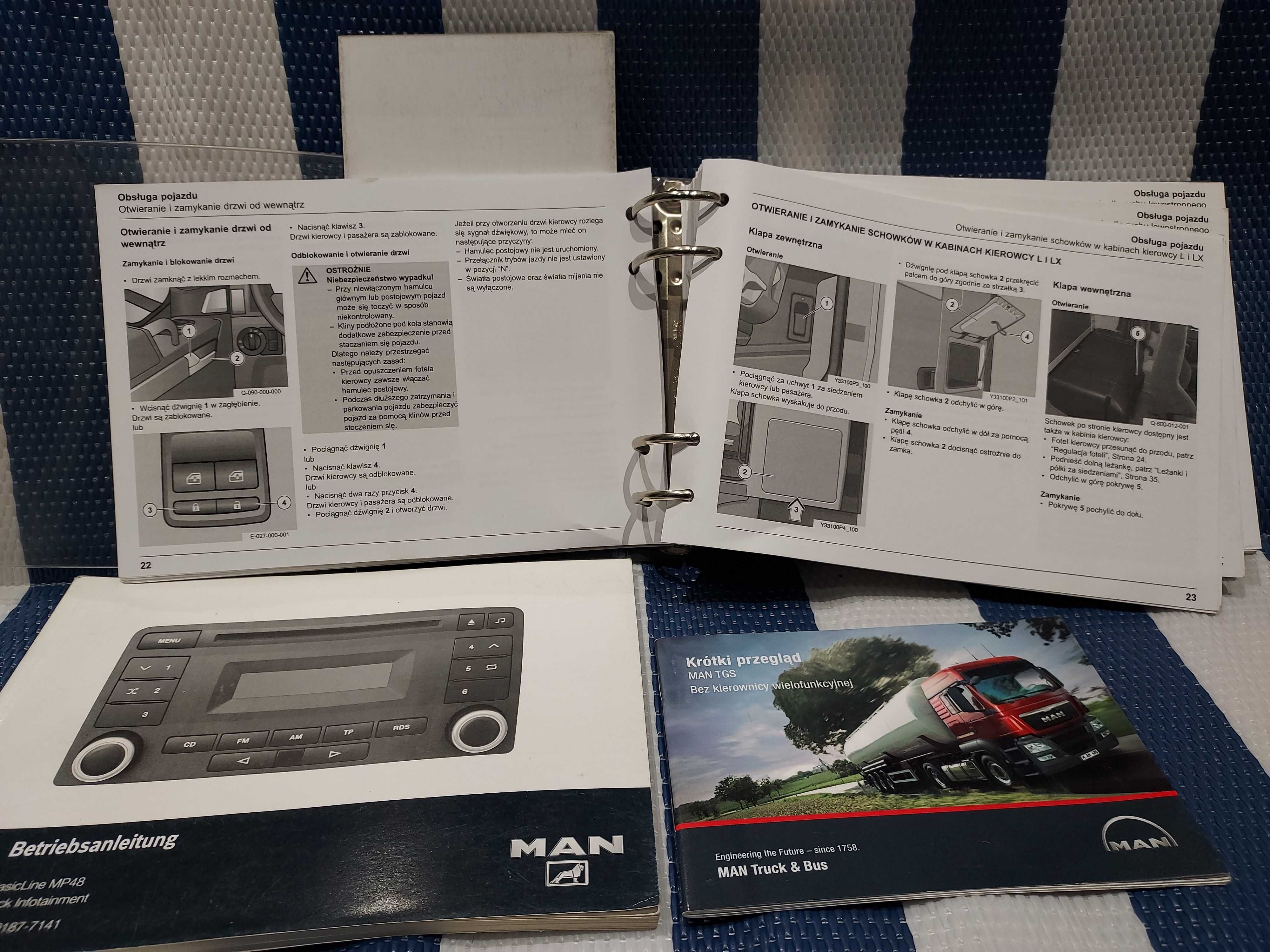 MAN TGS Polska instrukcja obsługi, eksploatacji