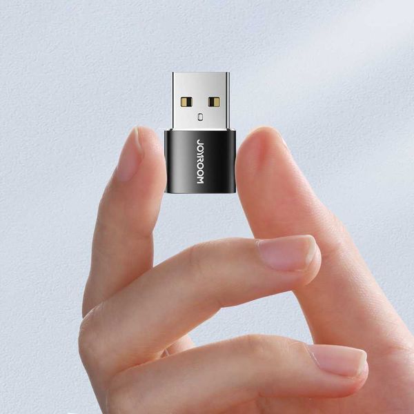 Adapter przejściówka z USB Typ C (żeński) na USB (męski) czarny S-H152