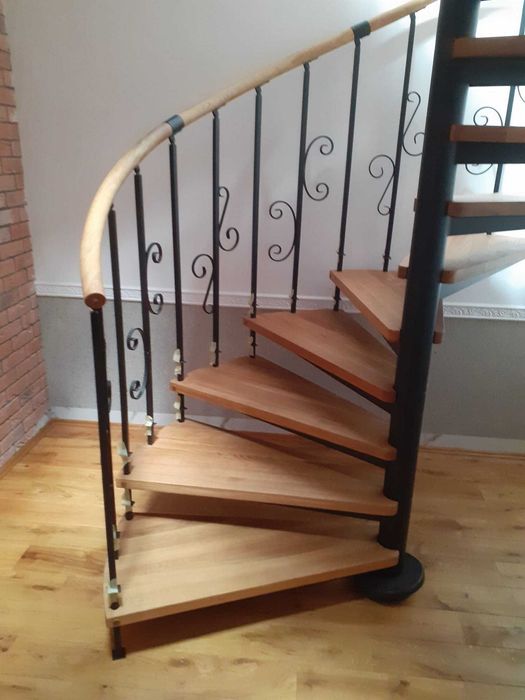 Schody Kręcone Spiralne DUDA Model OSLO KUTE 110 cm