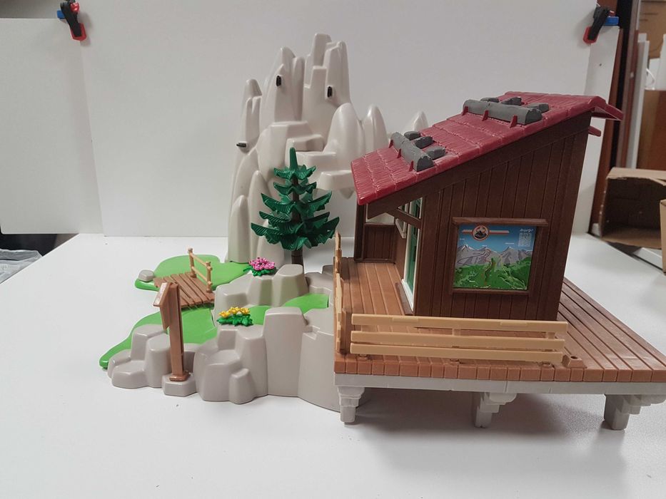 Playmobil Action 9126 Skała do wspinaczki z chatą
