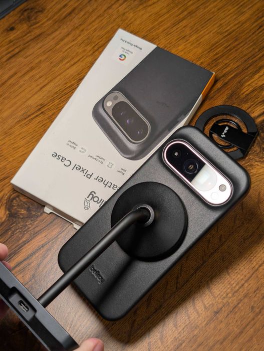 Кожаный чехол "Bellroy" MagSafe Leather Black к Google Pixel 9 / 9 Pro