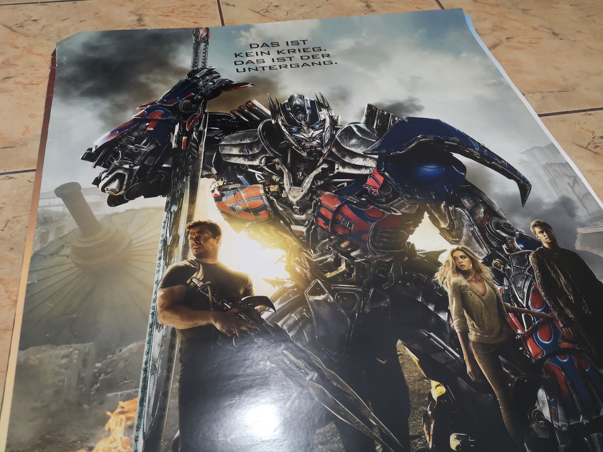 Plakat kinowy TRANSFORMERS Wiek zagłady wysyłka