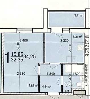DC S4 Продам 1 комнатную квартиру новострой ЖК Птичка