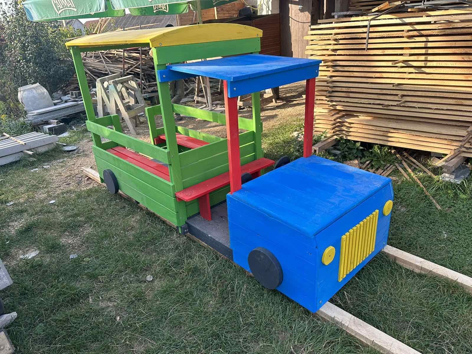 Паровозик, Автобус для майданчиків | Дитячі машинки для дит Садка