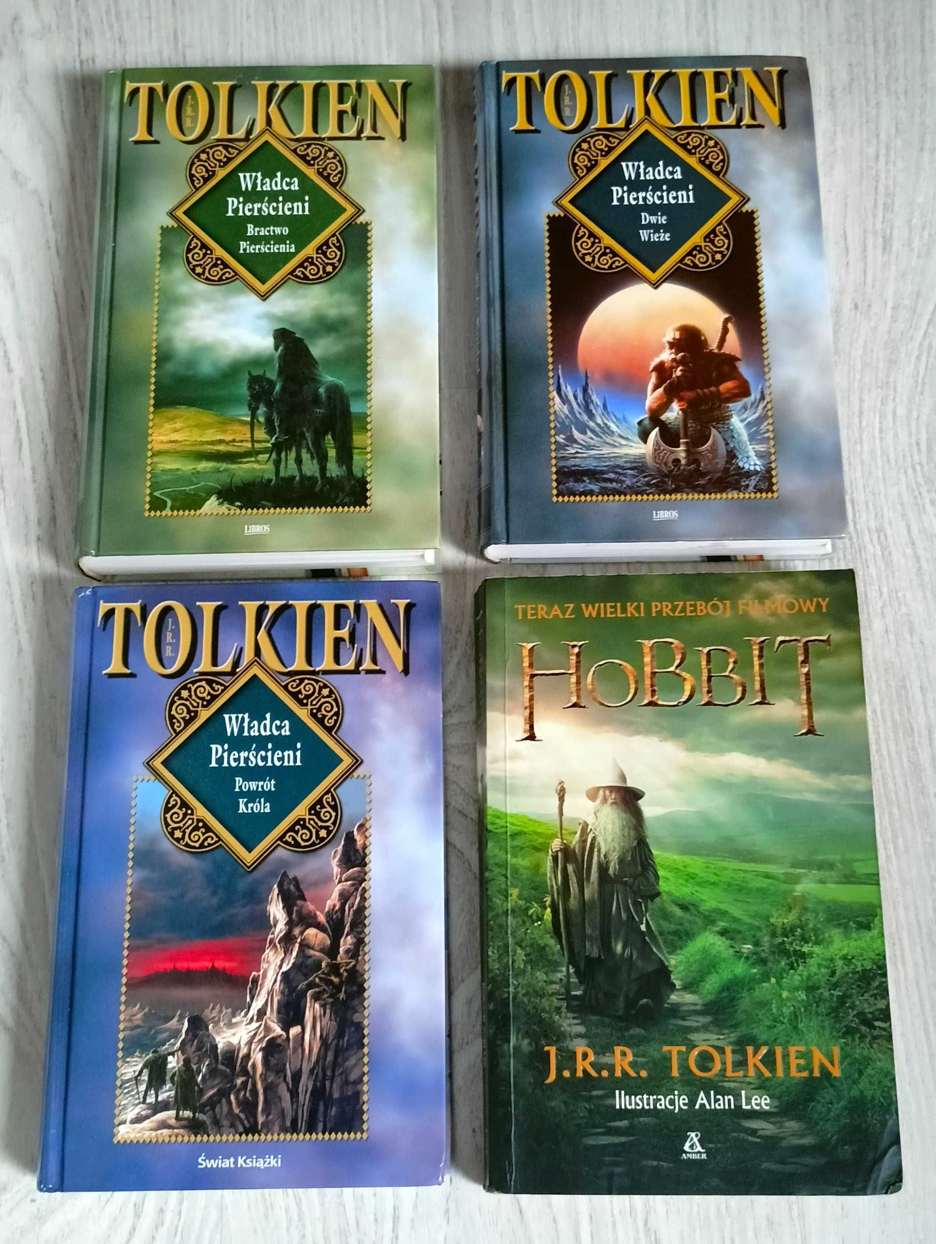 Tolkien Władca Pierścieni Bractwo Pierścienia Dwie wieże Powrót Hobbit
