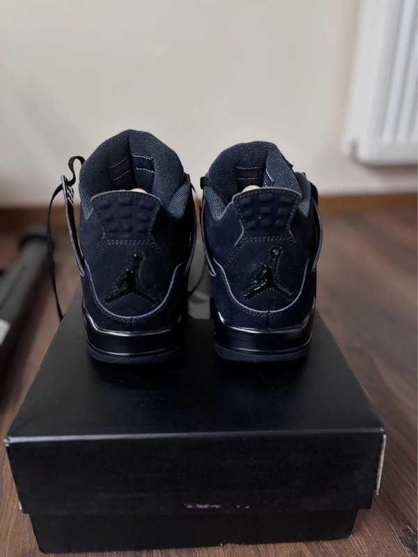 Nowość*NowyJordan4NikeAir4 BlackunisexTrampki 37.5