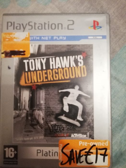 Tony Hawks Undergound PS2 możliwa zamiana