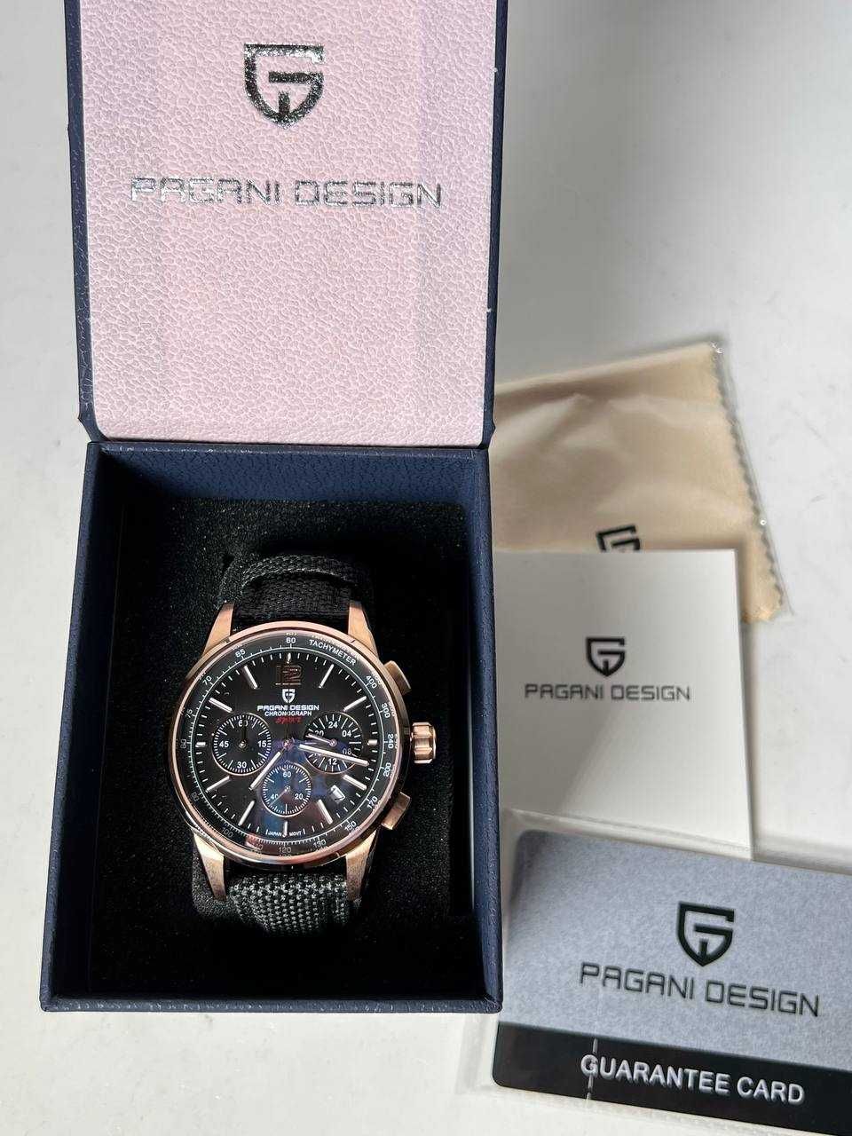 Часы Pagani Design YS008 Rose Gold-Brown, 41 mm