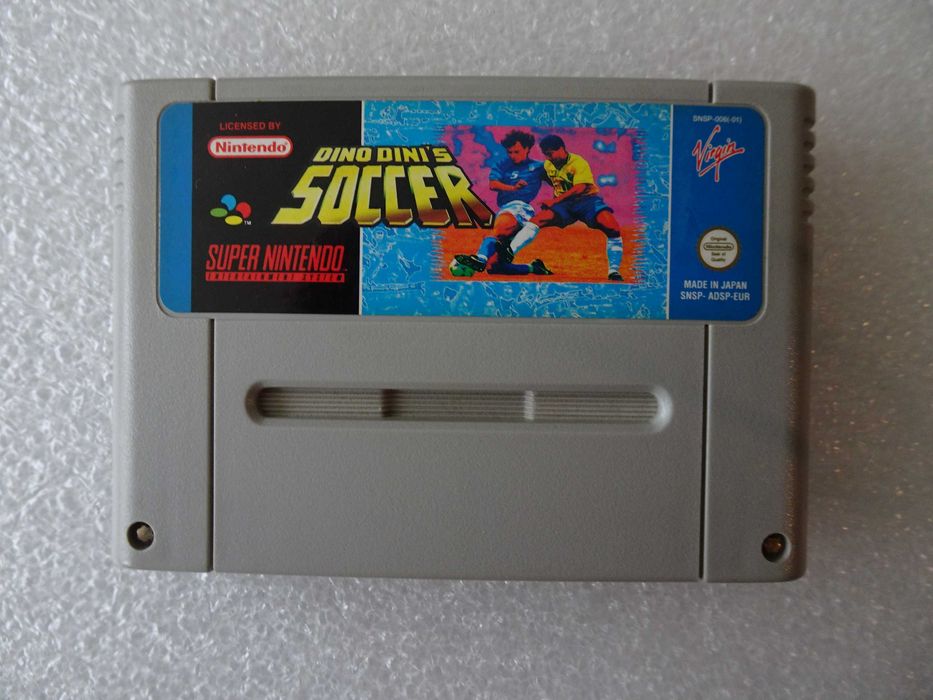 Jogo Super Nintendo - Dino Dini's Soccer -