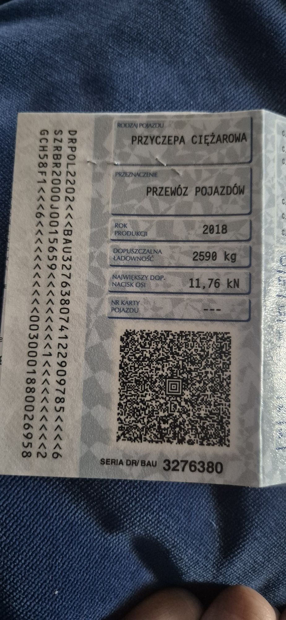Laweta długa trzy osiowa przyczepa na dwa 2 auta Niewiadów BR3 8m×2.1m