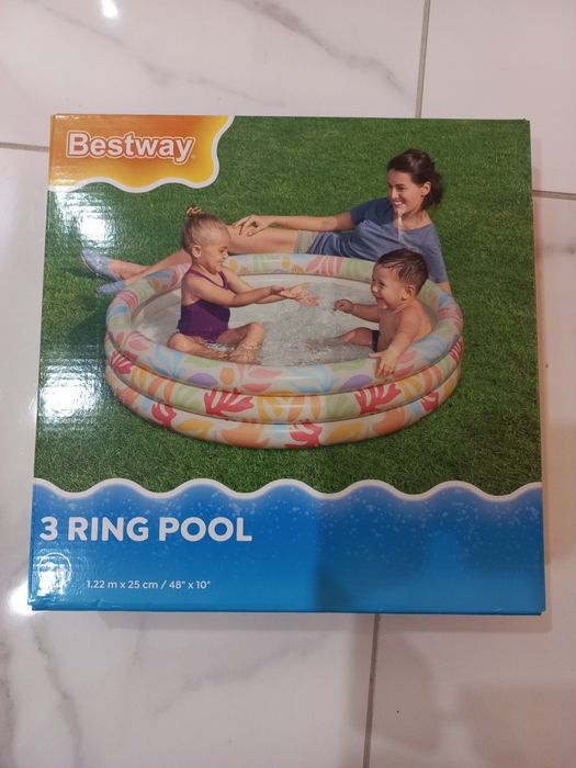 Basen, brodzik dla dzieci, dmuchany 1.22 m    122 cm