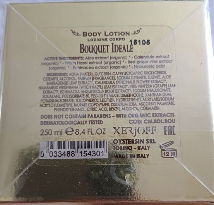 Xerjoff Casamorati Luxury Bath Collection Bath Body Bouquet Idela Body