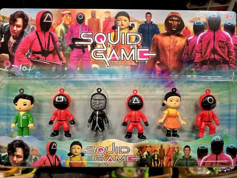Ekstra figurki dla dzieci zestaw z serii Squid Game nowe