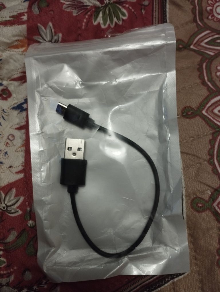 Кабель USB - microUSB 15 см