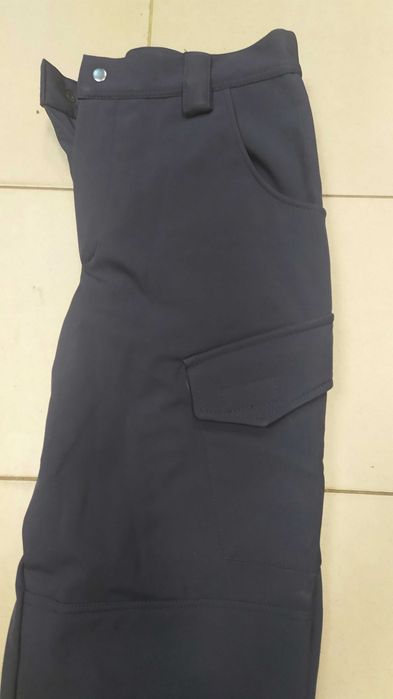 Штани софтшел темно-синього кольору